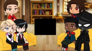 Spider-Verse React To Venom | Eddie Brock | Spiderman | Gacha react