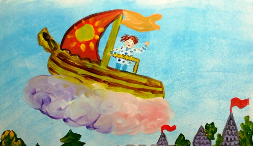 Как нарисовать сказку Летучий корабль смотреть онлайн