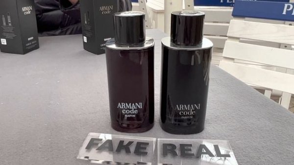 Fake vs Real Armani Code Homme Parfum 125 ml  Perfume / How to spot fake Armani Code Fragrance