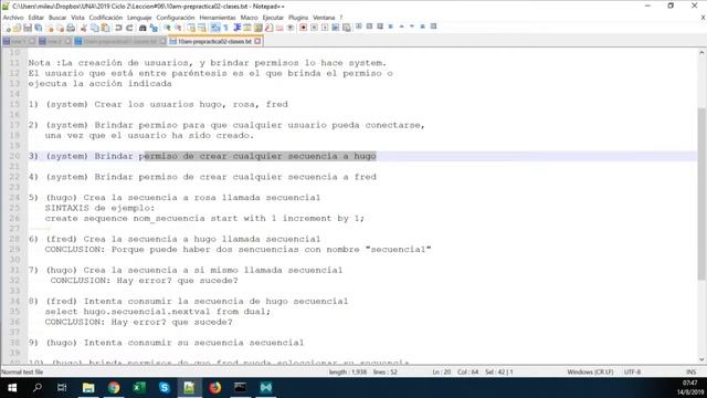 Explicación Prepracticas #1 y #2 Permisos Oracle смотреть онлайн
