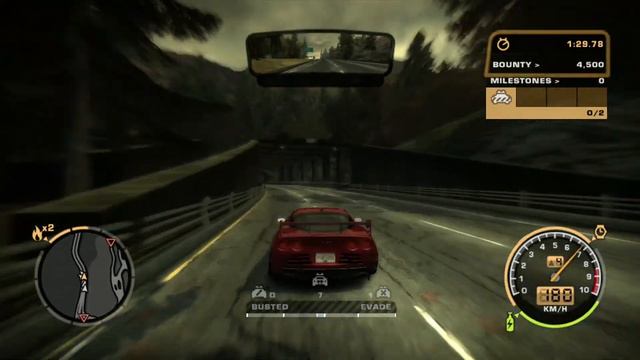 Tollbooth & Dodging Roadblocks in a Chevy C6 Corvette! | NFS Most Wanted Challenge Series смотреть онлайн