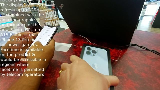 Unboxing Apple IPhone 13 Pro 128GB Sierra Blue 5G