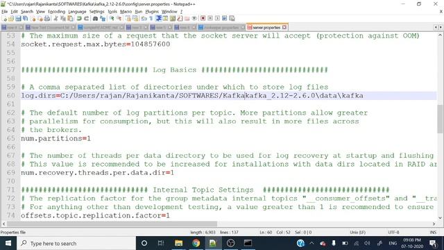 Install Apache Kafka In Windows| Kafka Installation