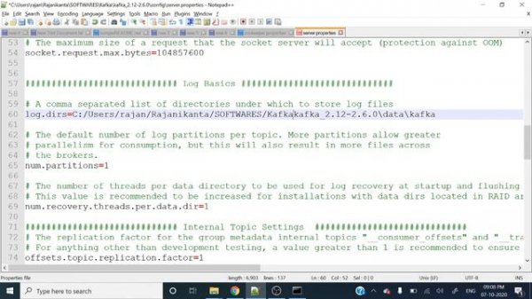Install Apache Kafka in windows| kafka installation