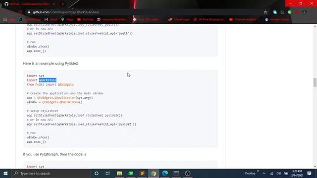 Add Dark Mode To Your Python App Using Only One Line Of Code[Modern UI, Flat GUI] QDarkStyleSheet смотреть онлайн