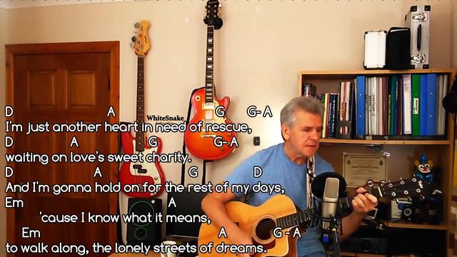 Here I go Again - Whitesnake (Pub Version) - 🎸Guitar - 🎵Chords & Lyrics 🇬🇧 Cover- by Steve.B смотреть онлайн