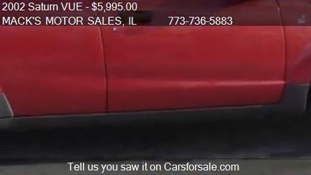2002 Saturn VUE VUE FWD MANUAL - for sale in CHICAGO, IL 606 смотреть онлайн