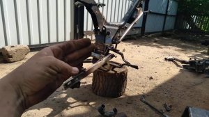 мопед Delta. Обзор усиленой рамы мопеда Delta.