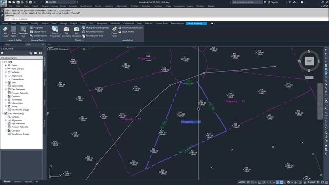 How to Parcel pieces in Autodesk Professional: Civil 3D for Infrastructure смотреть онлайн