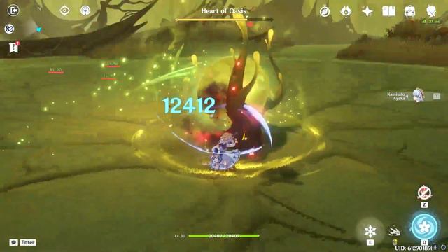 [ NO DAMAGE ] C6R5 Ayaka SOLO Guardian of the Lost Oasis | Genshin Impact смотреть онлайн