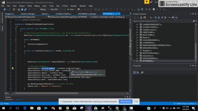 SQL Transaction Minus Operation with wcf service смотреть онлайн