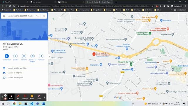React API with Google Maps смотреть онлайн