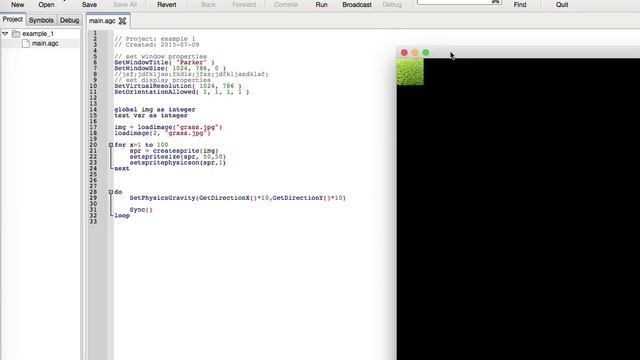 AGK app game kit 2.0 tutorial #2: physics with sprites... a quick one смотреть онлайн
