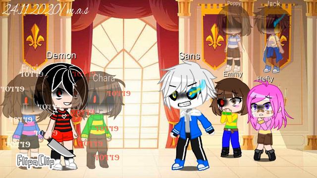 DETERMINATION ( Undertale fanmade story song ) sans vs demon human the one who kill frisk & chara!! смотреть онлайн
