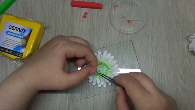 Мастер класс * РОМАШКА * полимерная глина смотреть онлайн