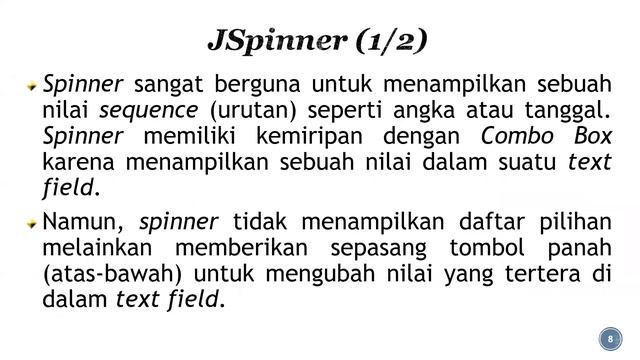 OOP Java 08 | Swing GUI 02 Combobox, List, Checkbox, Radio Button, Spinner, Calendar, dan Menu смотреть онлайн