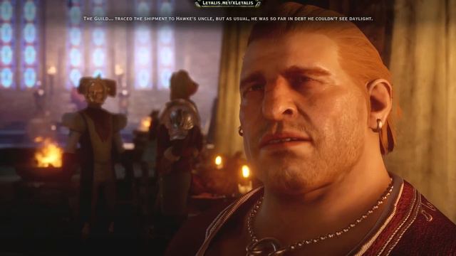 Dragon Age Inquisition: Varric Tells a Story after Hawke Dies (Aggressive Hawke Personality) смотреть онлайн