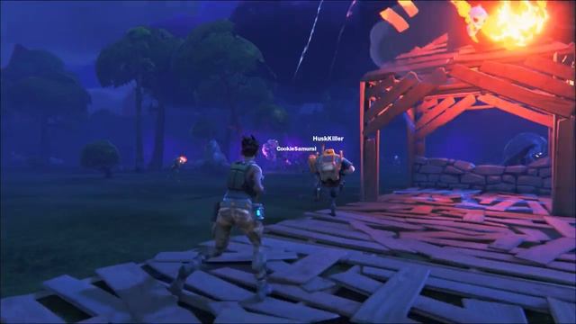 Defending the Fort - Fortnite Gameplay смотреть онлайн