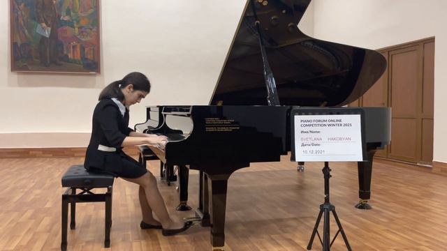 Svetlana Hakobyan (14 y.o) for Piano Forum Competition смотреть онлайн