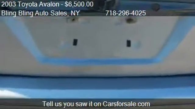 2003 Toyota Avalon XL - for sale in Ozone Park, NY 11416 смотреть онлайн