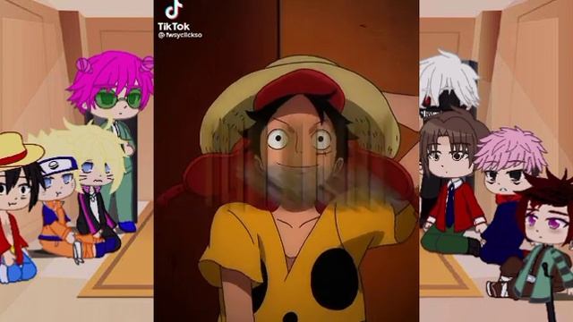 Anime Characters React to Luffy || 3/? || Rushed at the ending and sorry for bad quality смотреть онлайн