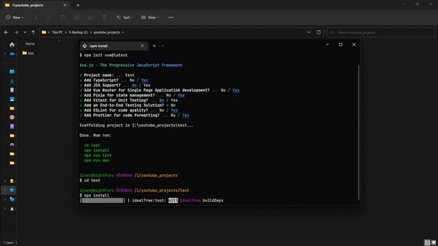 Creating a new VueJS 3 Project смотреть онлайн