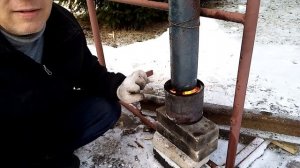 Печь на солярке без сварки. Самая простая конструкция. waste oil burner