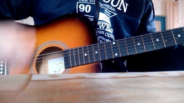 Кавер песни "Выдыхай" на гитаре смотреть онлайн