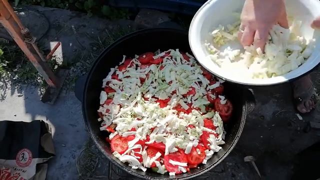 Копти мангал! Басма в казане смотреть онлайн