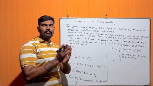 Constructor overloading in java | method vs constructor in java смотреть онлайн