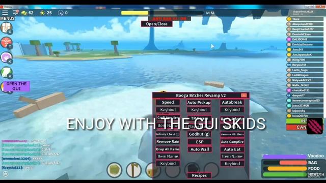 ROBLOX BOOGA BOOGA GUI | BOOGA KUY HUB V.2 | HACC/SCRIPT | ESP&ADMIN&WALKSPEED&MORE! |