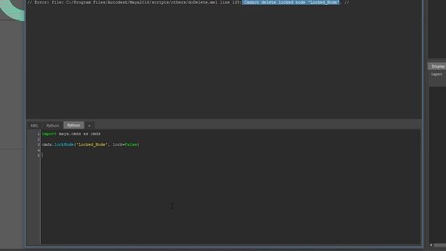Maya Locked Node Tip смотреть онлайн