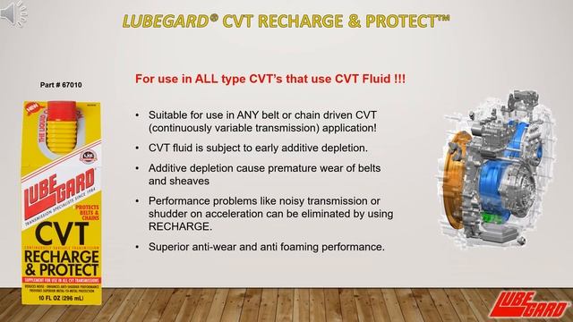 Lubegard CVT Products Overview - Lubricants Training Series