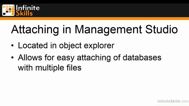 94100 016 0214 Moving Databases Via Detach Attach смотреть онлайн