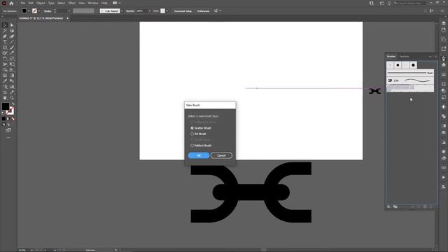 How To Create CHAIN BRUSH PATTERN in Adobe Illustrator - Vector Tutorial смотреть онлайн