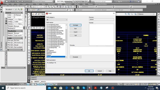 Autocad - How to link Info using insert field from table смотреть онлайн