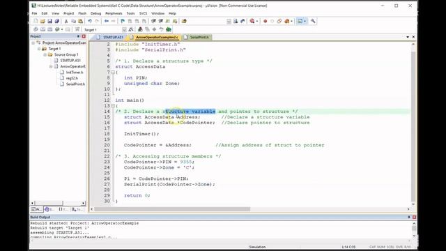 #51 Embedded C - Arrow Operator смотреть онлайн