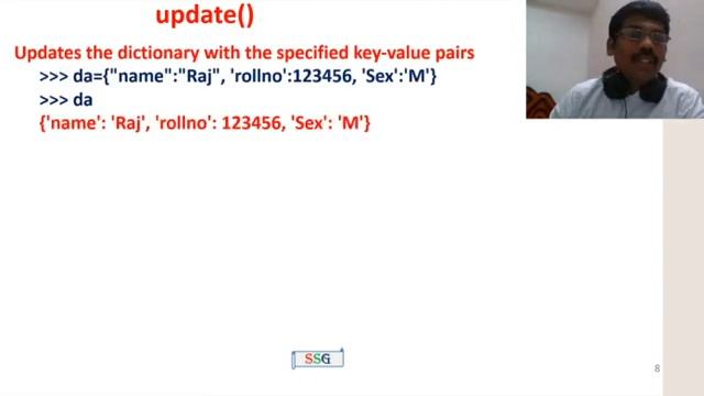 Python Dictionary Methods | clear, copy, pop, keys, fromkeys | Programs | GE8151-PSPP | Tamil | 47 смотреть онлайн