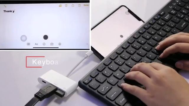 iPhone HDMI OTG USB for Lightning Digital Adapter support iOS 13.3.1 смотреть онлайн