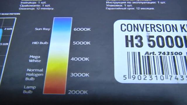Обзор комплекта ксенона winso h3 5000K смотреть онлайн