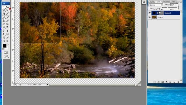 Photoshop Rounded Corners Action Tutorial for Digital Scrapbooking смотреть онлайн