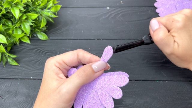 Как сделать Цветы из фоамирана  Flores De Fomi Goma EVA