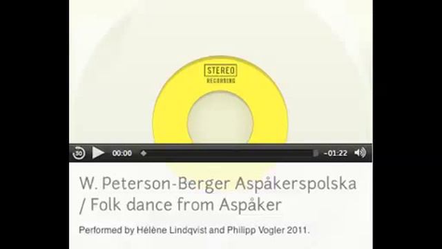 Wilhelm Peterson-Berger Apåkerspolska / Folk dance from Aspåker смотреть онлайн