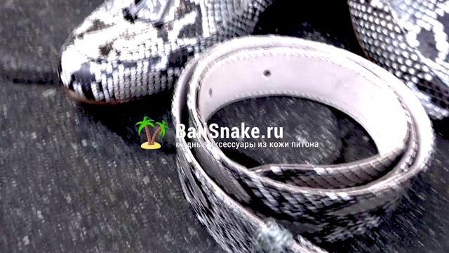 Модная обувь (балетки) из кожи питона с острова Бали (Индонезия) смотреть онлайн