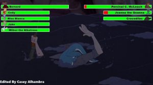 The Rescuers Down Under (1990) Final Battle with healthbars