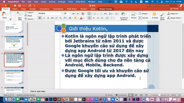 Giới thiệu ngôn ngữ Kotlin - Hướng dẫn học lập trình Android Kotlin смотреть онлайн