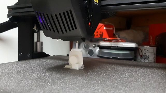 Ender-3 V3 SE, печать модельки 1 к 100
