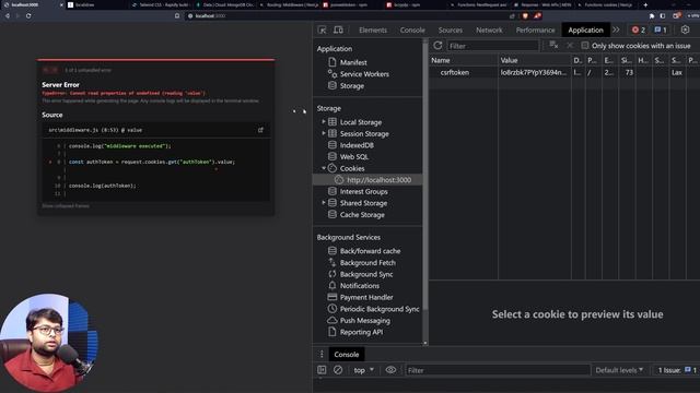Ep.25?NextJS MIDDLEWARE | Protecting Routes using Middleware | NextJS tutorial series смотреть онлайн