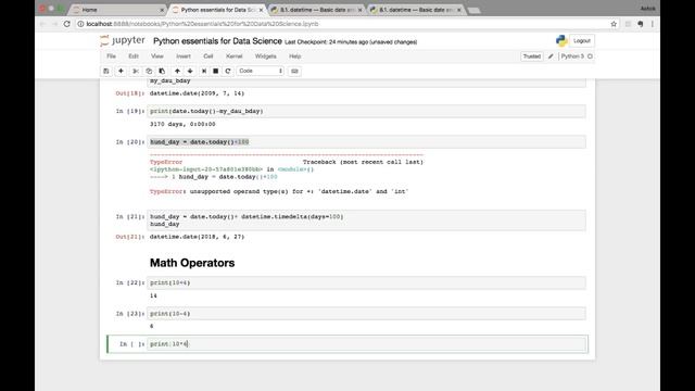 Data Science Tutorials - Module 1- Part 2 - Python for Data Science - Python Essentials - 1 смотреть онлайн