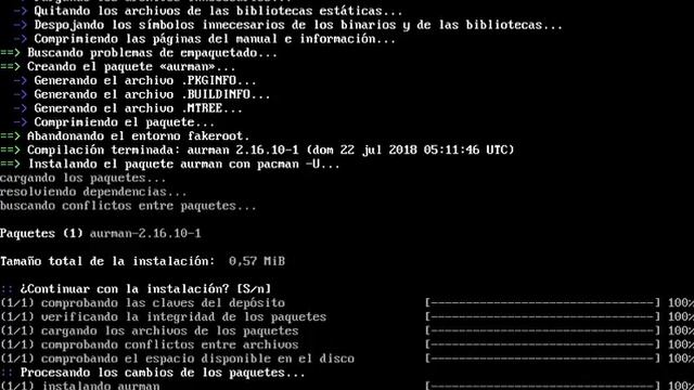 Instalar Aurman смотреть онлайн